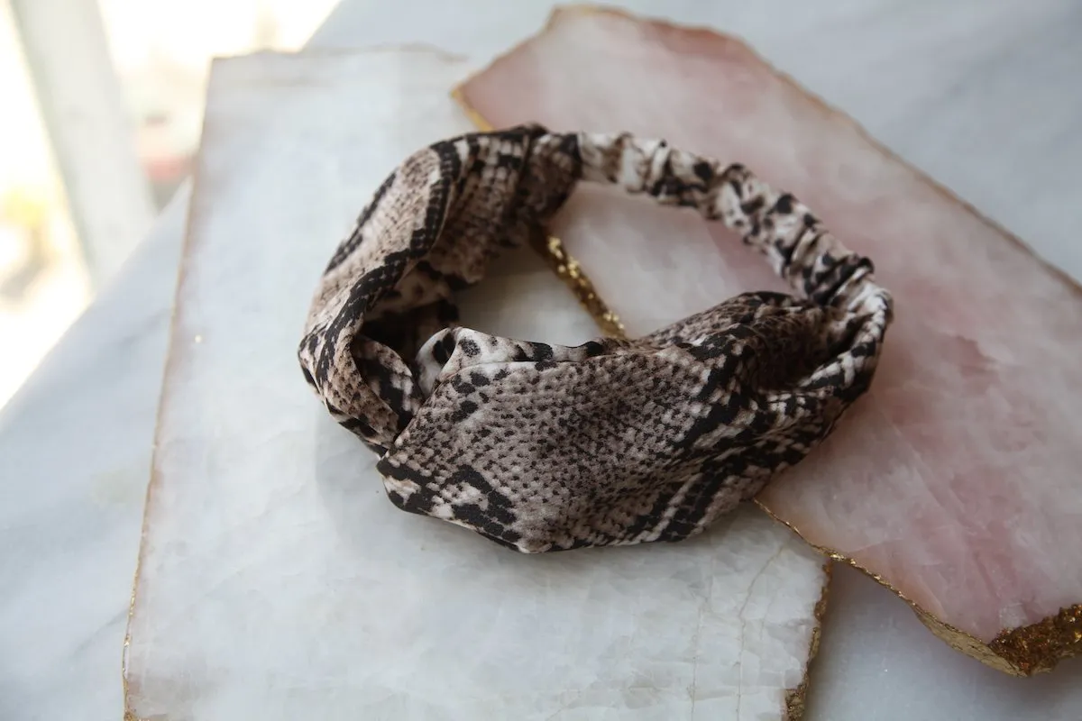 Wild About You Animal Snake-Skin Headband