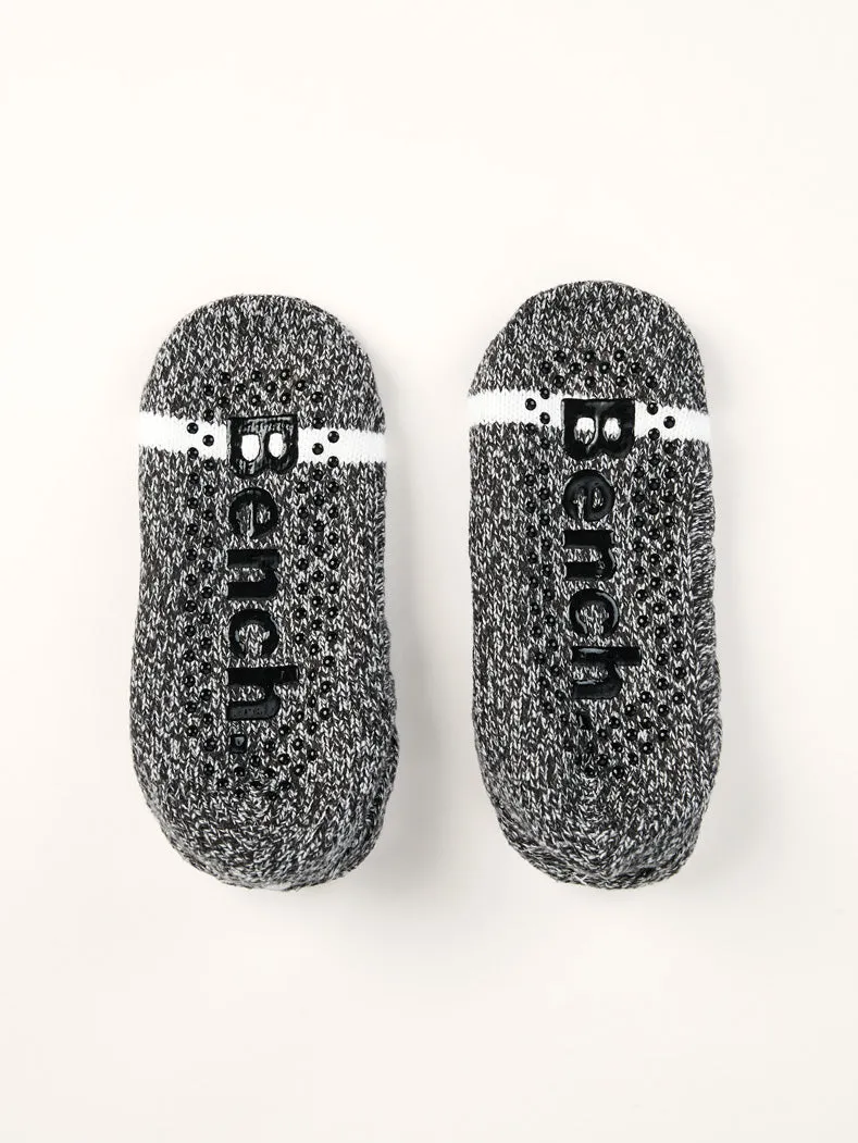 Women's Cable Cushioned Slipper Socks (1 Pair) - Black