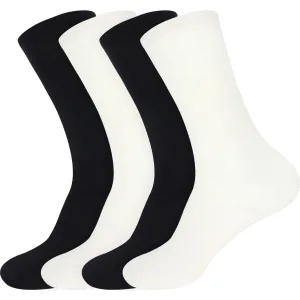 Women's Extra Thick Rayon from Bamboo Fiber Mid-Calf Socks - 4 Pair