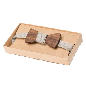 Wooden bow tie NATIONAL