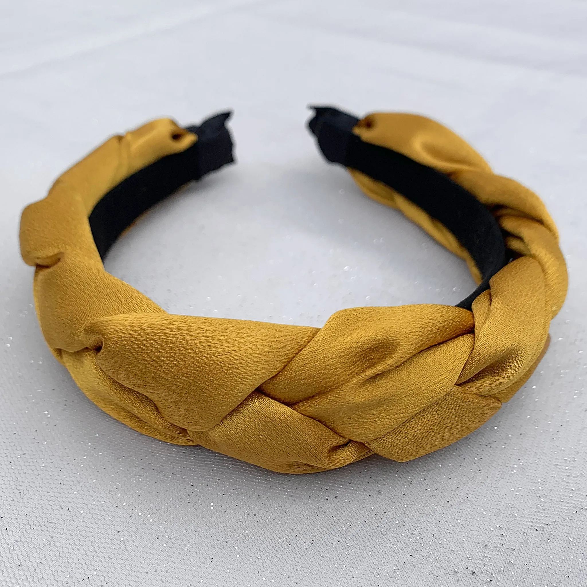 Yellow Headband Braided