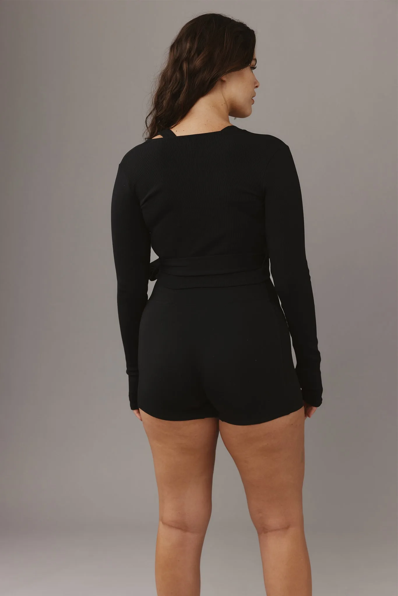 Yosemite Top - Black Thick Rib