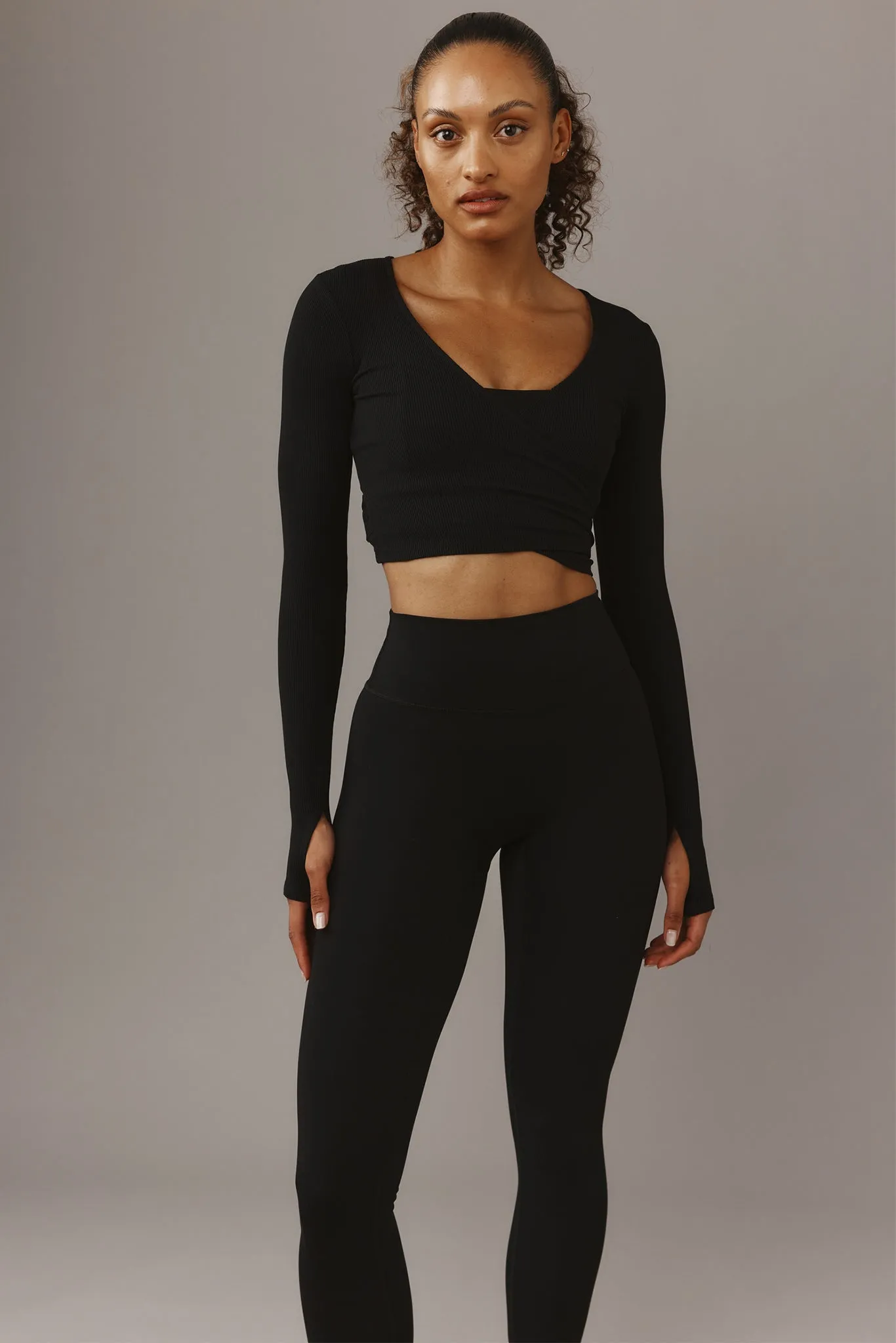 Yosemite Top - Black Thick Rib