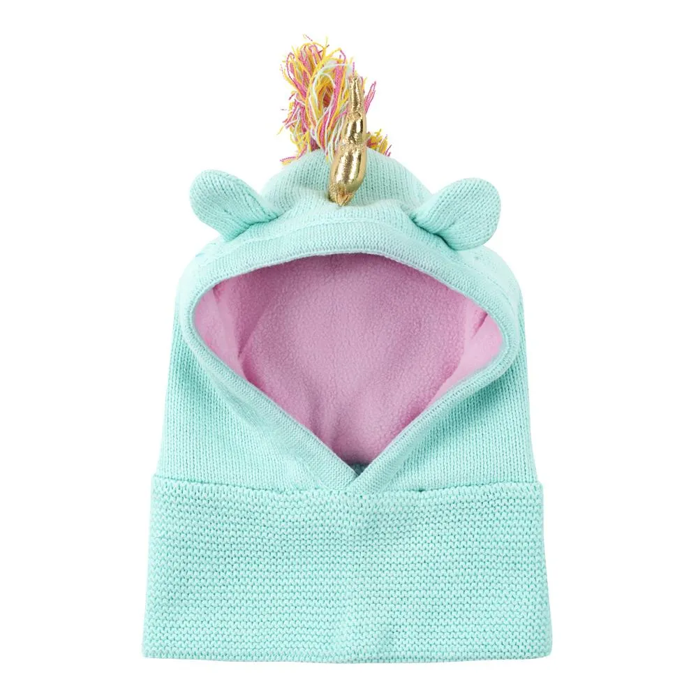 Zoocchini Knit Balaclava Hat - Allie the Unicorn